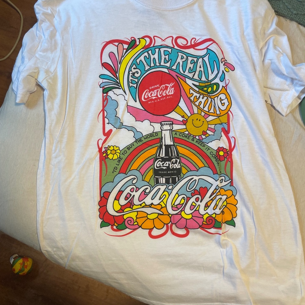 White Coca-Cola T-shirt